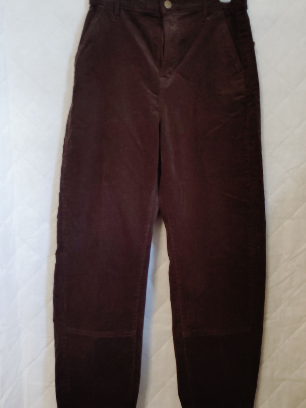 a.n.a women's Corduroy Barrel Pants in Dark Brown Size 6